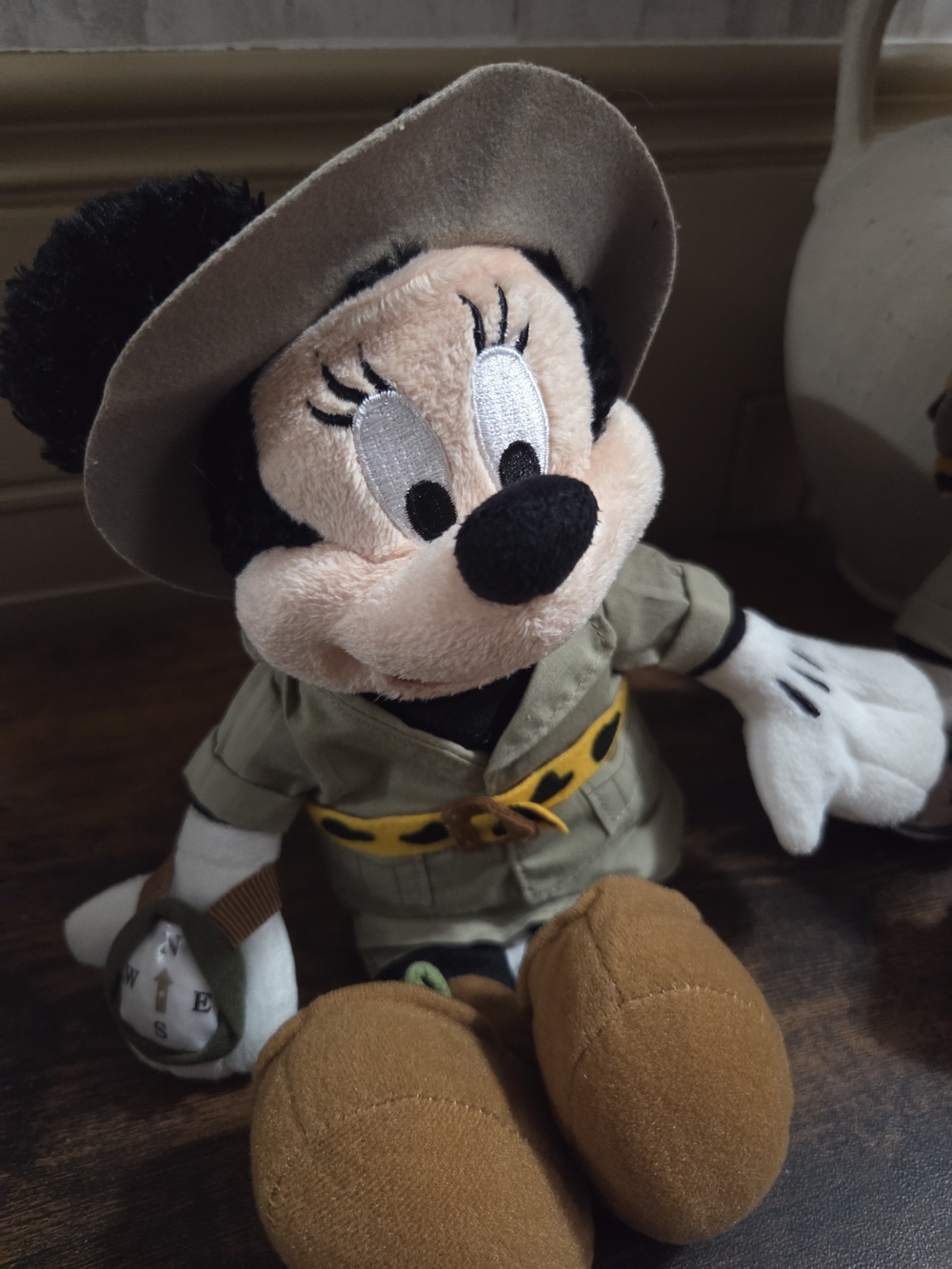 Disney Minnie Mouse Explorer Plush Hat & Safari Outfit - Beige, Brown, Yellow
